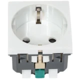 Электрическая розетка TWT Mosaic TWT-EL45x45/1G-WH