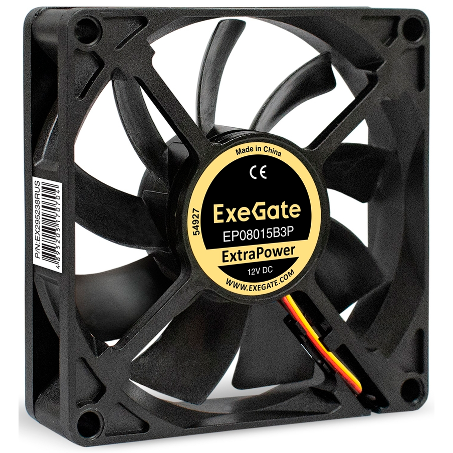 Вентилятор для корпуса ExeGate EP08015B3P - EX295238RUS - фото 3