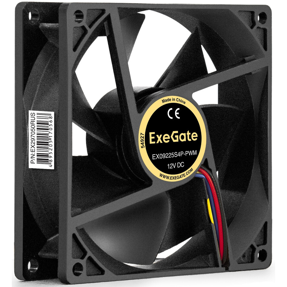 Вентилятор для корпуса ExeGate EX09225S4P-PWM - EX297050RUS - фото 3