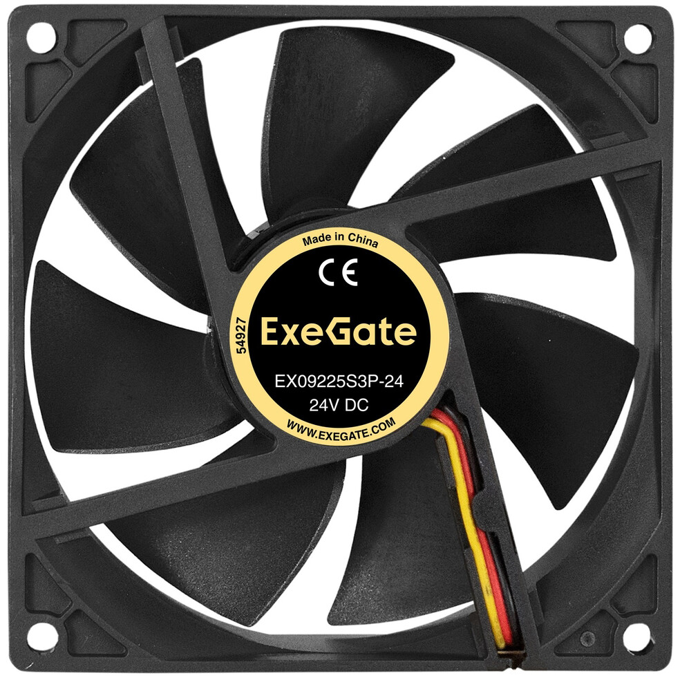 Вентилятор для корпуса ExeGate EX09225S3P-24 - EX297086RUS - фото 2