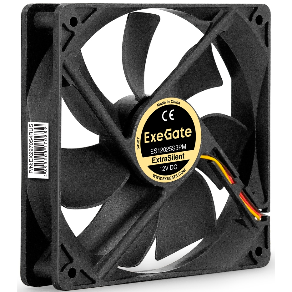Вентилятор для корпуса ExeGate ExtraSilent ES12025S3PM - EX297054RUS - фото 3