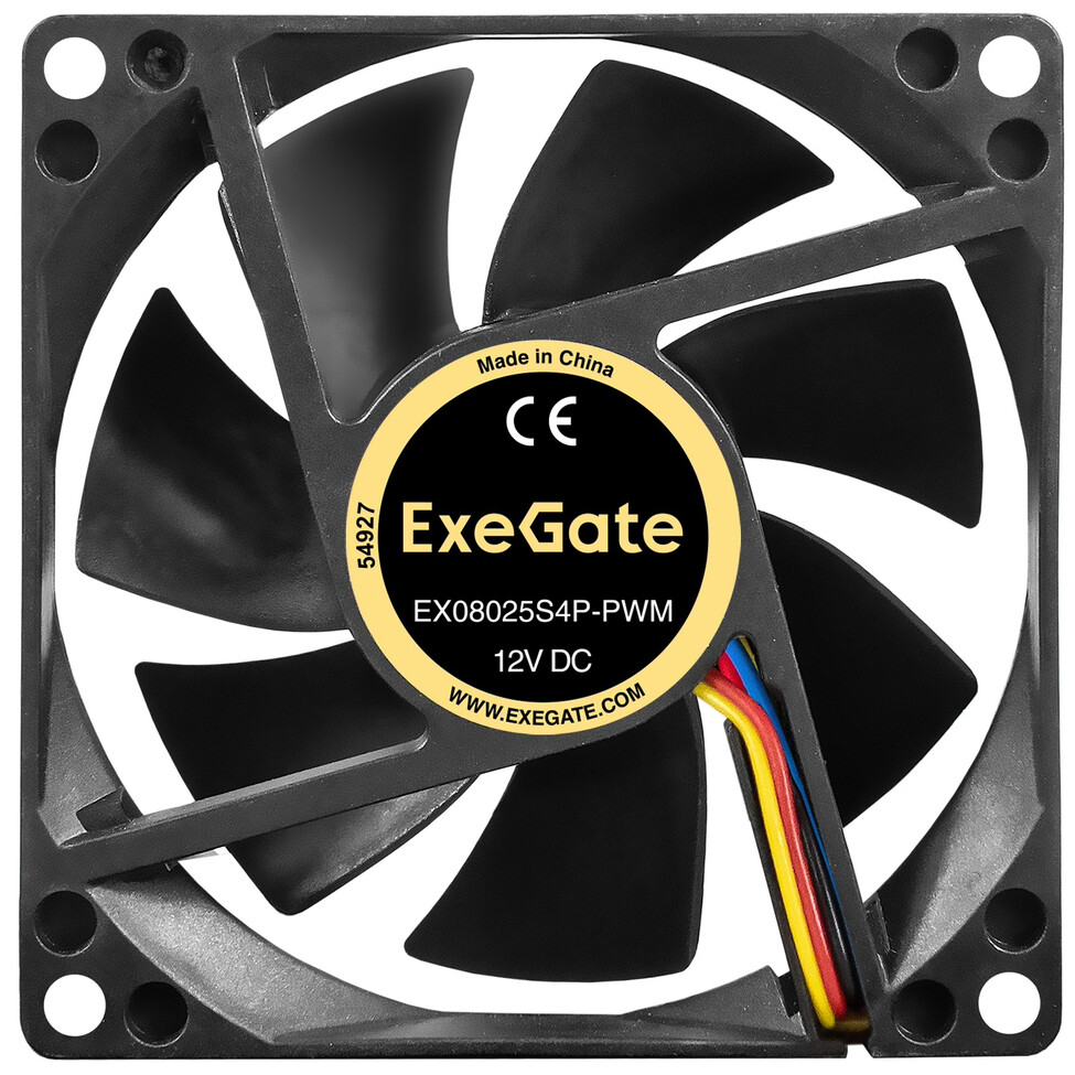 Вентилятор для корпуса ExeGate EX08025S4P-PWM - EX297045RUS - фото 2