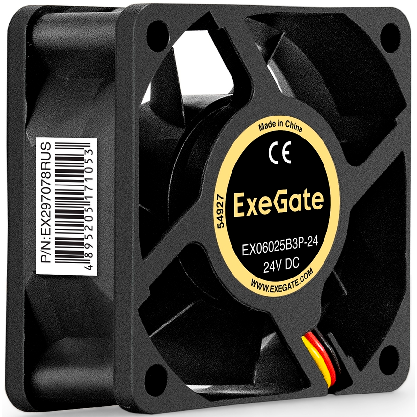 Вентилятор для корпуса ExeGate EX06025B3P-24 - EX297078RUS - фото 3