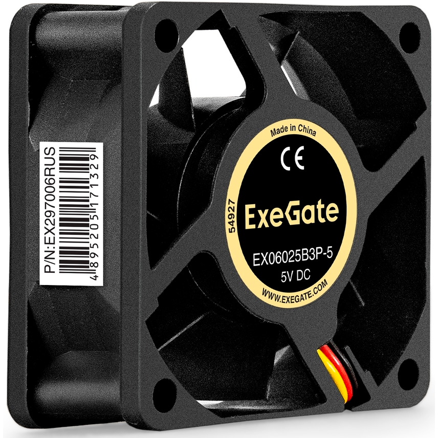 Вентилятор для корпуса ExeGate EX06025B3P-5 - EX297006RUS - фото 3