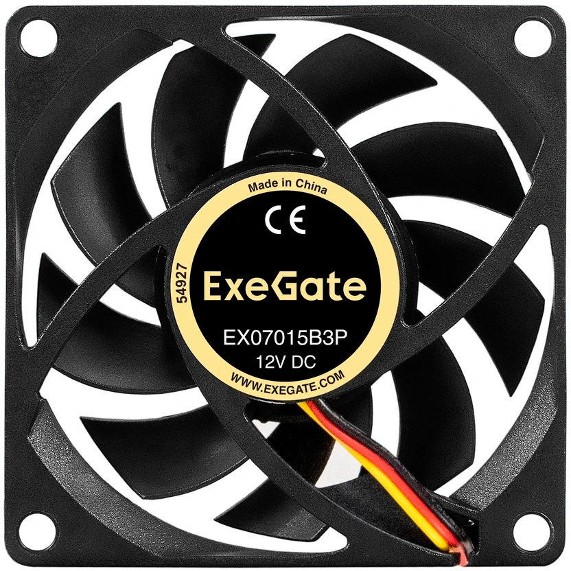 Вентилятор для корпуса ExeGate EX07015B3P - EX297040RUS - фото 2