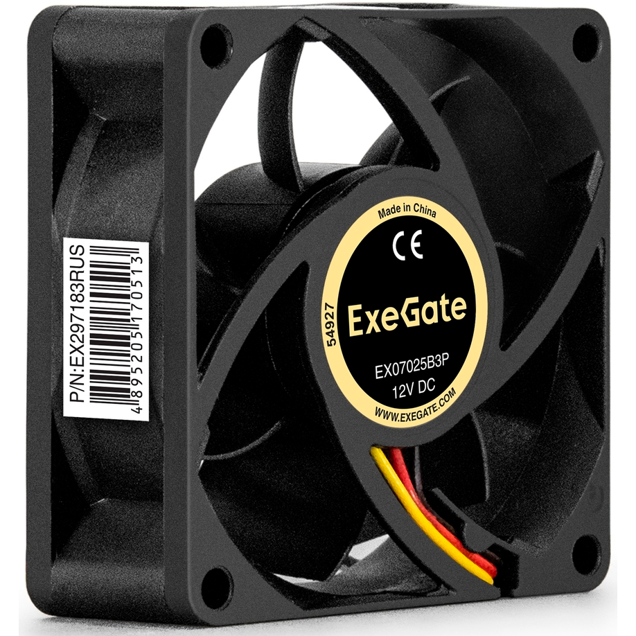 Вентилятор для корпуса ExeGate EX07025B3P - EX297183RUS - фото 3