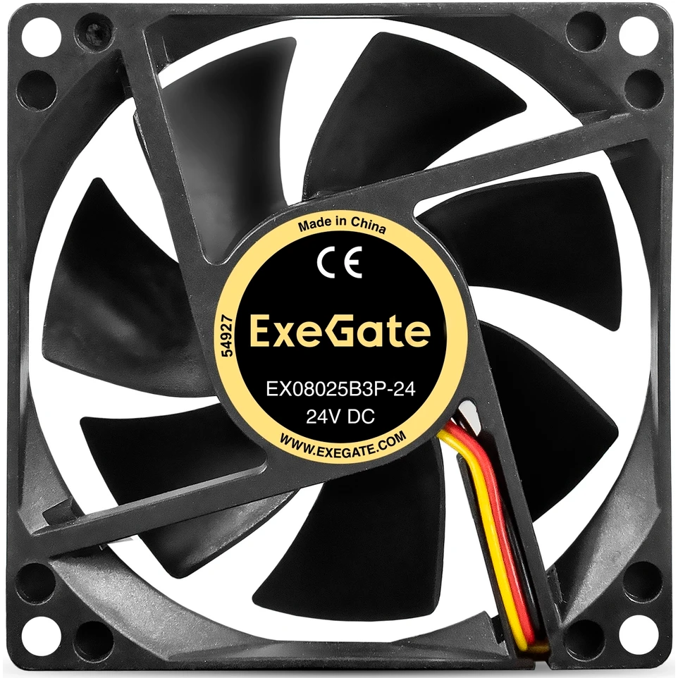 Вентилятор для корпуса ExeGate EX08025B3P-24 - EX297084RUS - фото 2