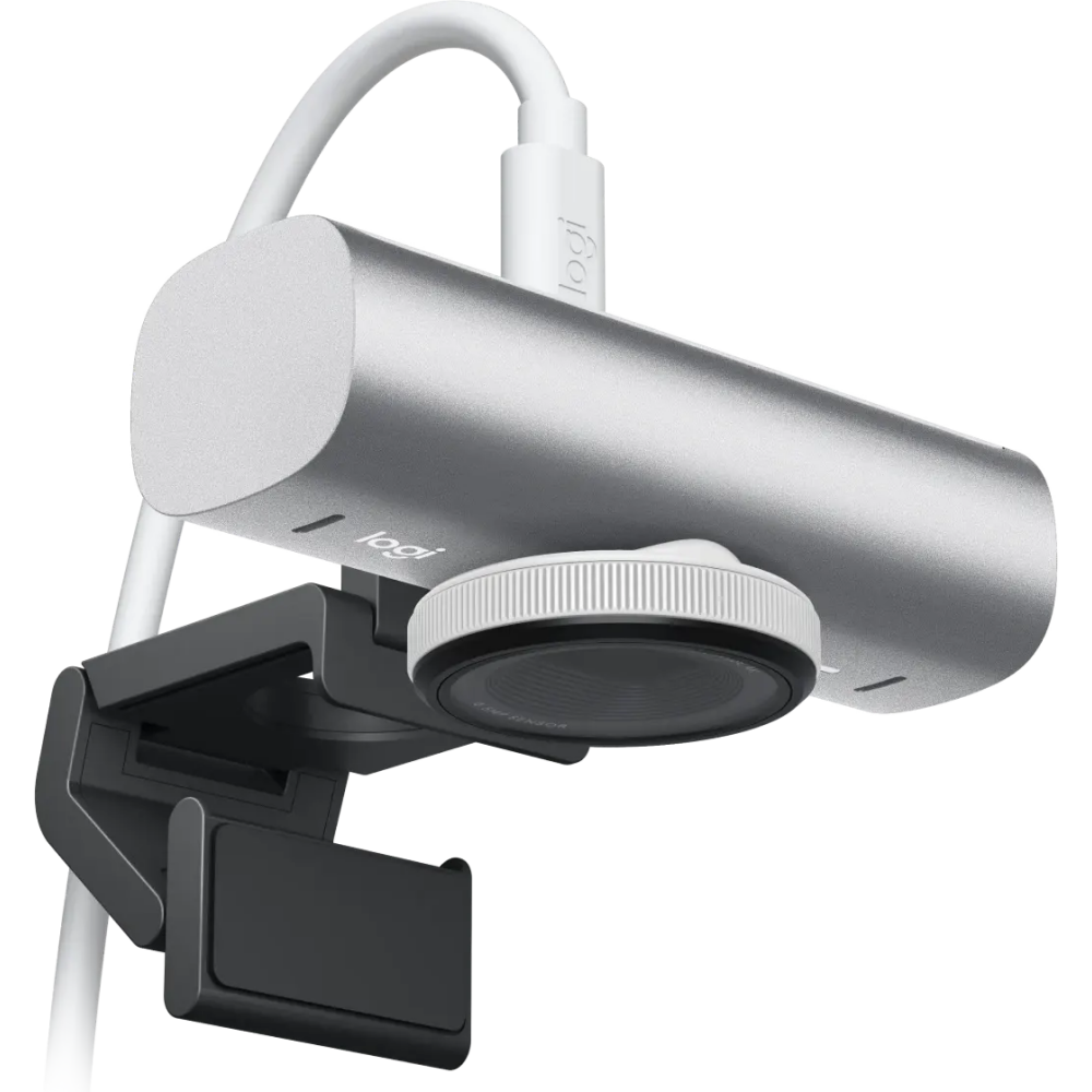 Веб-камера Logitech BRIO MX 4К Pale Grey (960-001554) - фото 3