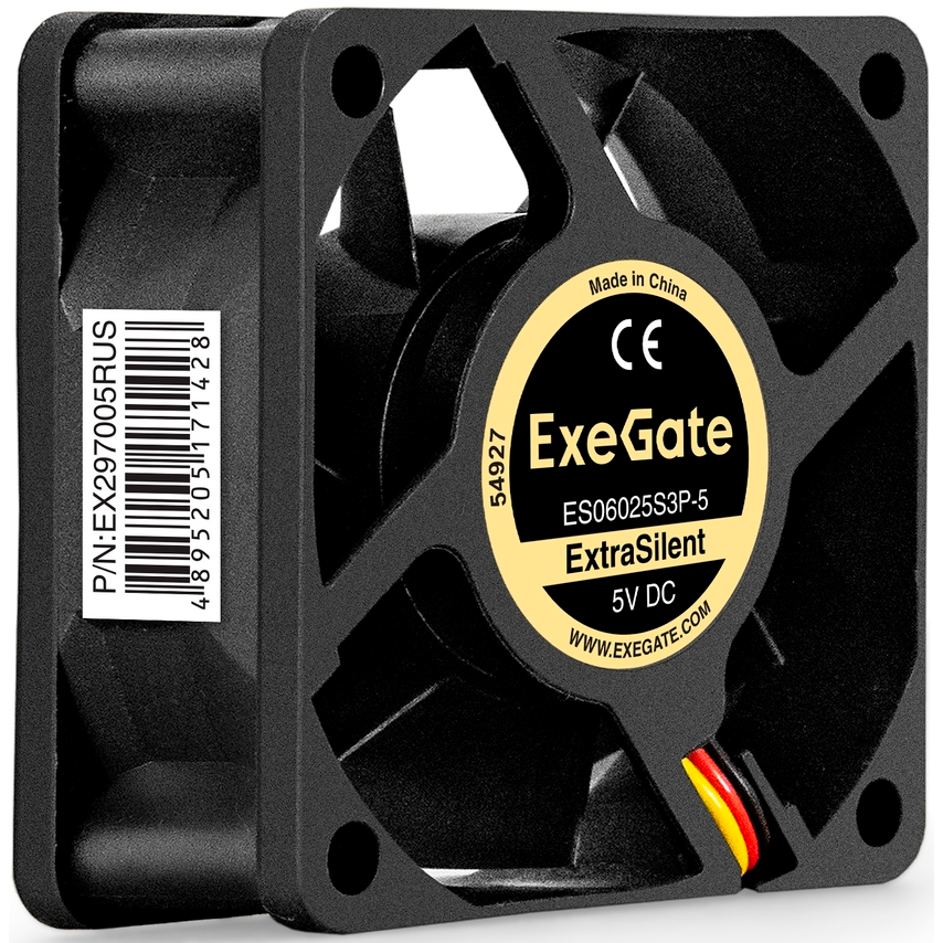 Вентилятор для корпуса ExeGate ES06025S3P-5 - EX297005RUS - фото 3
