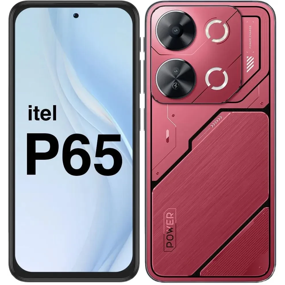 Смартфон itel P65 6/256Gb Cyber Red (P671LN) - 10060061