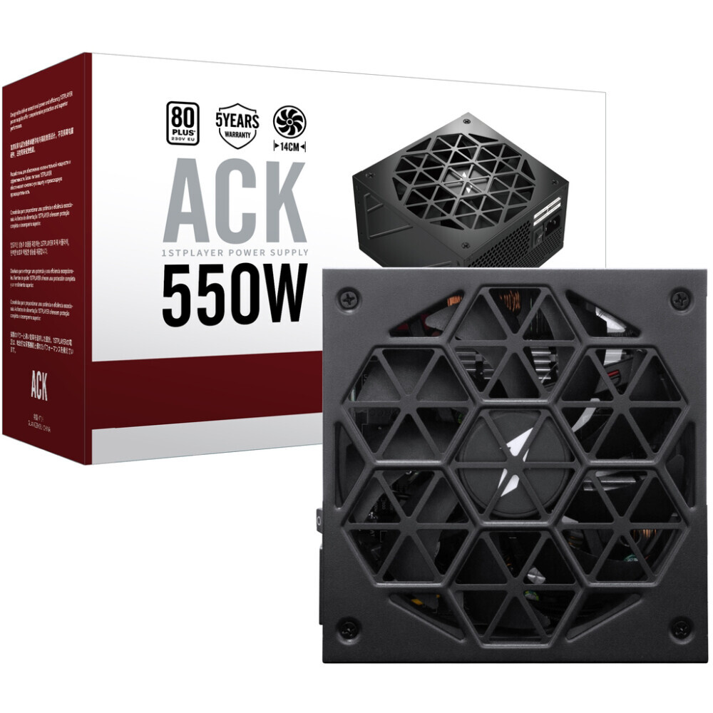 Блок питания 550W 1STPLAYER ACK HA-550AC1 Black - фото 11