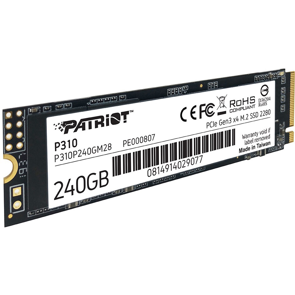 Накопитель SSD 240Gb Patriot P310 (P310P240GM28) - фото 2