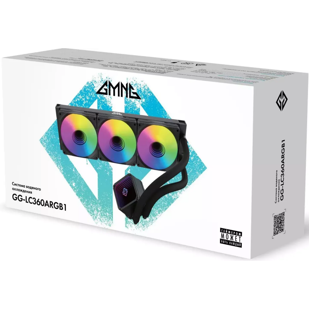 Система жидкостного охлаждения GMNG GG-LC360ARGB1 Black - GG-LC360ARGB1-BK - фото 4