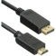 Кабель DisplayPort (M) - HDMI (M), 1.5м, KingPrice KP-DP1.2-HD2.0-1.5M
