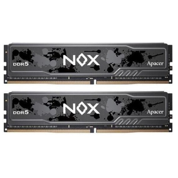 Оперативная память 32Gb DDR5 6400MHz Apacer NOX Black (AH5U32G64C552MBAA-2) (2x16Gb KIT)