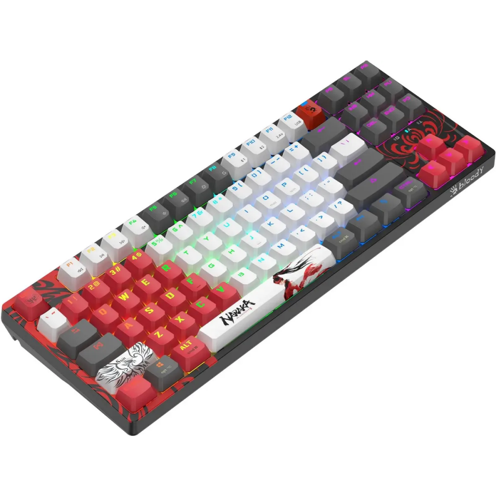 Клавиатура Bloody WS87 Grey/Red - фото 3