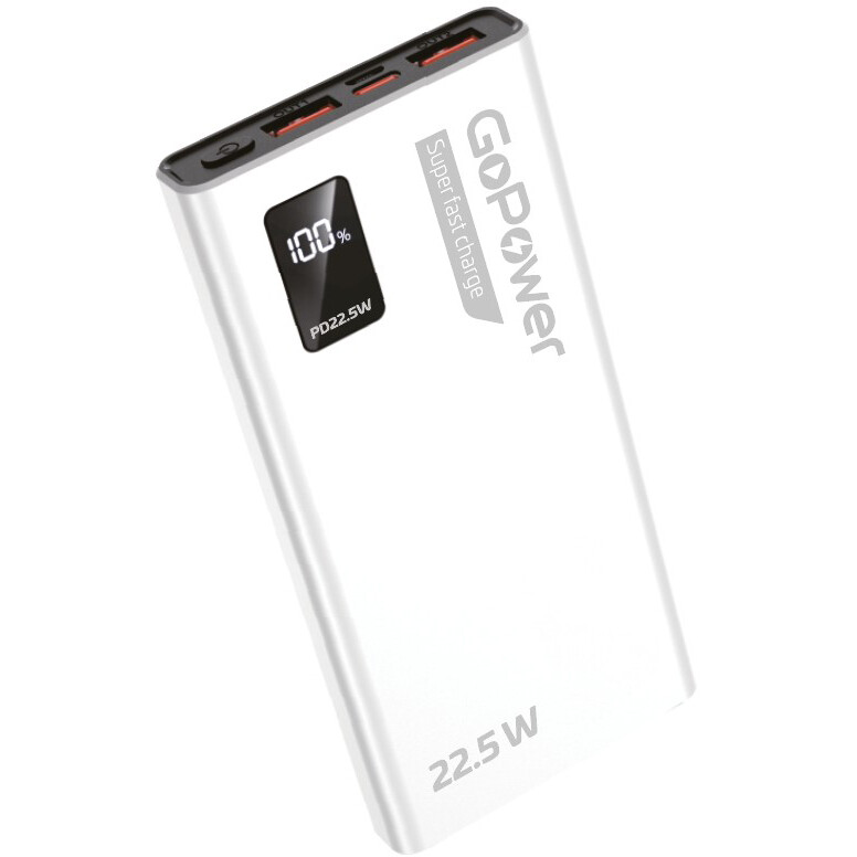 Внешний аккумулятор GoPower PB03-10 White