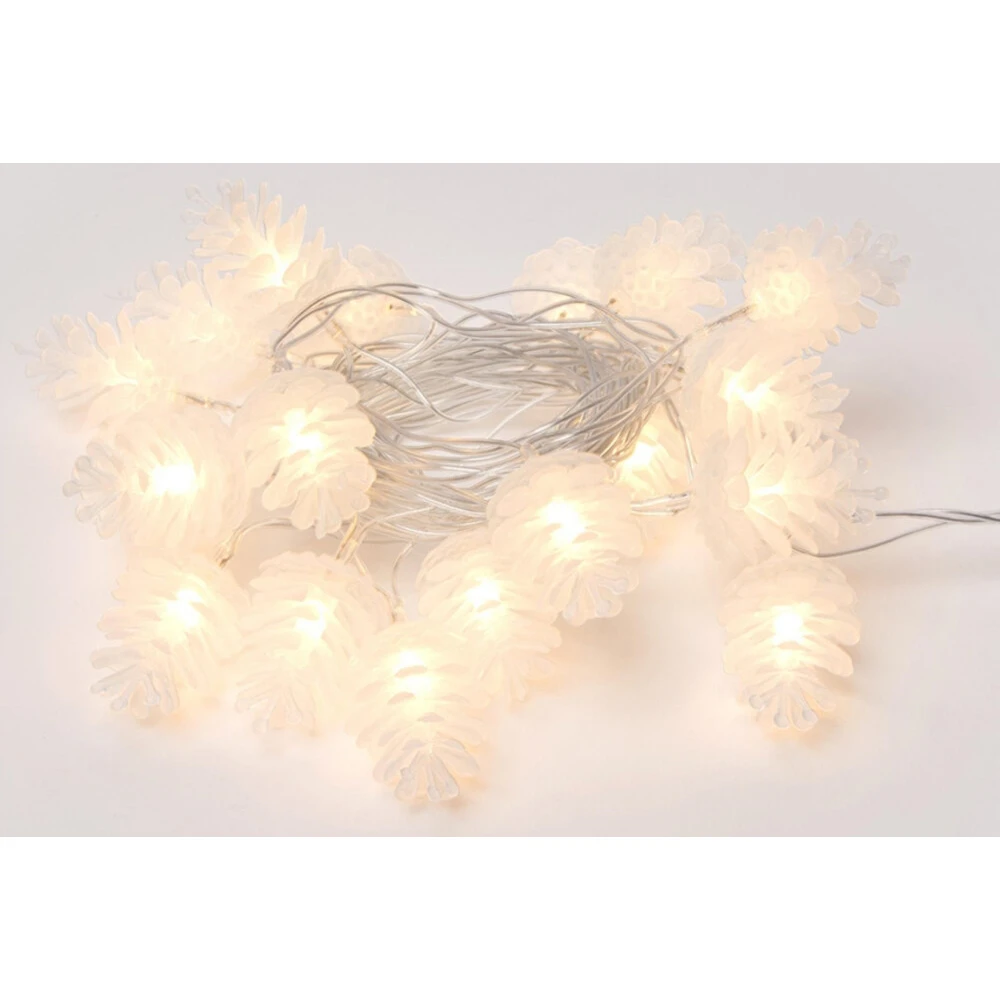 Гирлянда Uniel ULD-S0280-020/DTA WARM WHITE IP20 PINE CONES - 09582 - фото 2