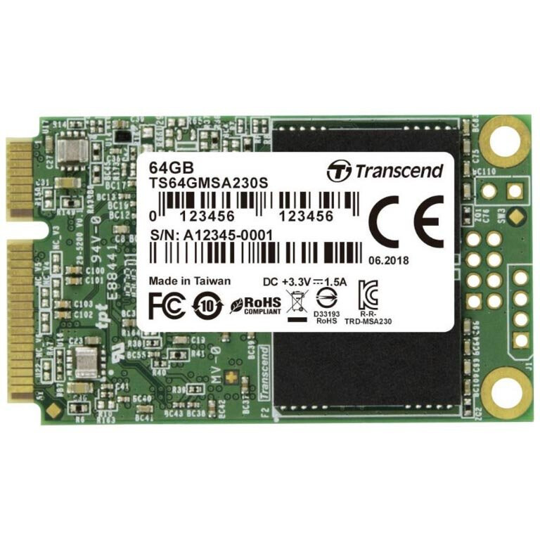 Накопитель SSD 64GB Transcend 230S (TS64GMSA230S)