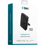 Внешний аккумулятор ttec ReCharger Pro M 5000mAh MagSafe PD 20W USB-C Cable Black (2BB219S)
