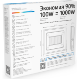 Прожектор Gauss Elementary 100W 6600lm (613120300)