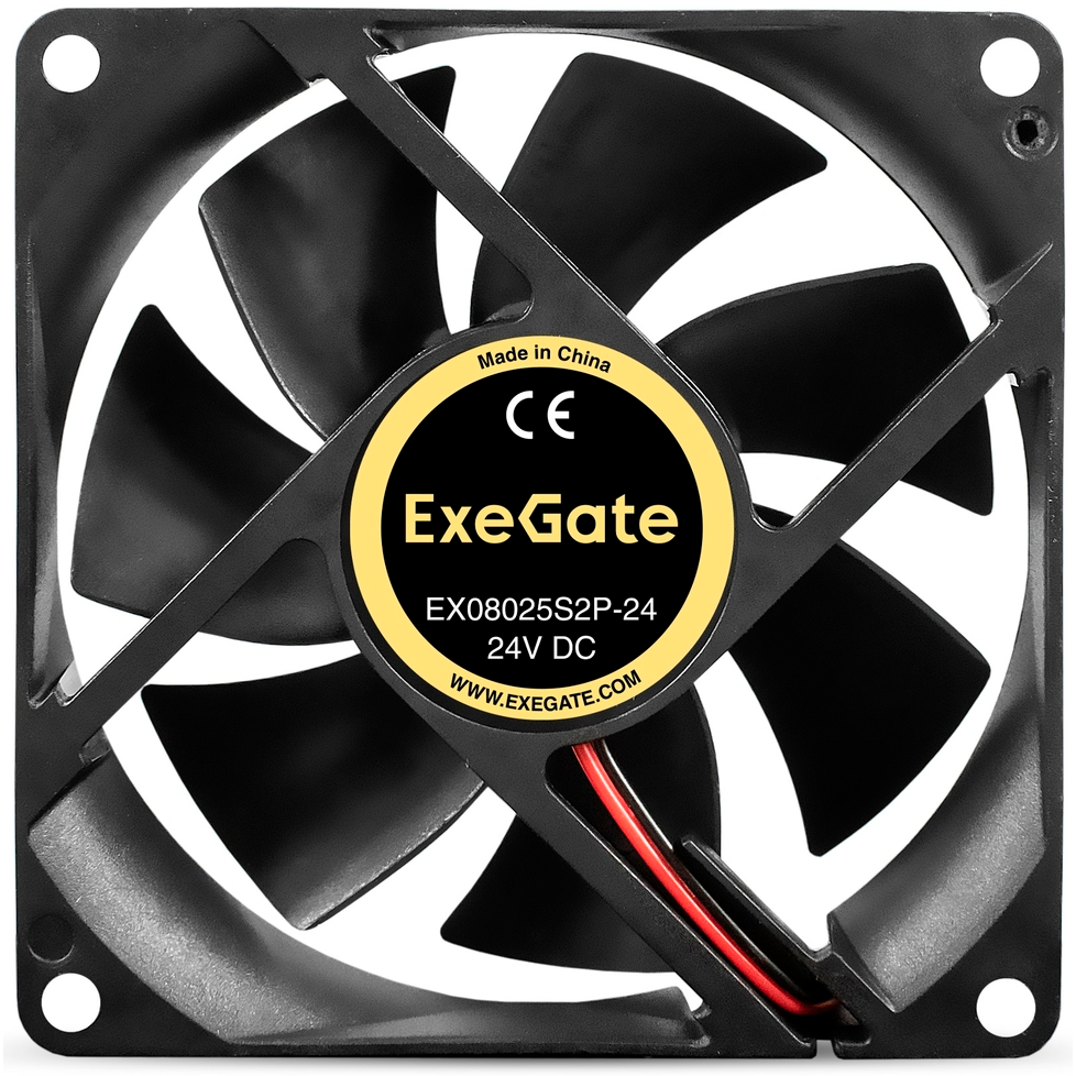 Вентилятор для корпуса ExeGate EX08020S3P-24 - EX297081RUS - фото 2