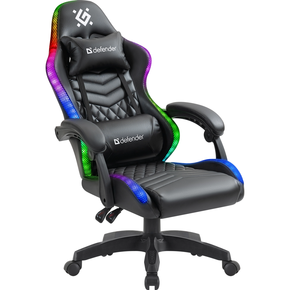 Игровое кресло Defender Core Black - 64047 - фото 2