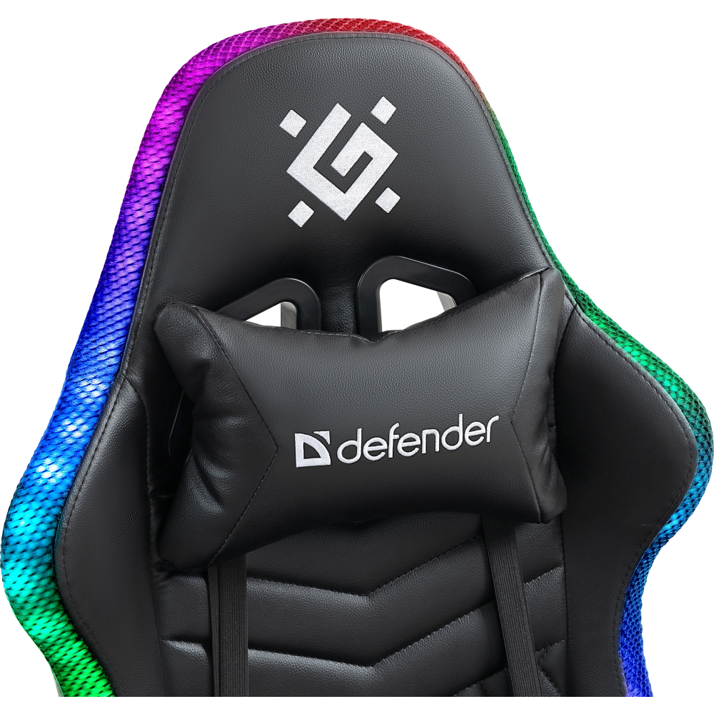 Игровое кресло Defender Core Black - 64047 - фото 8