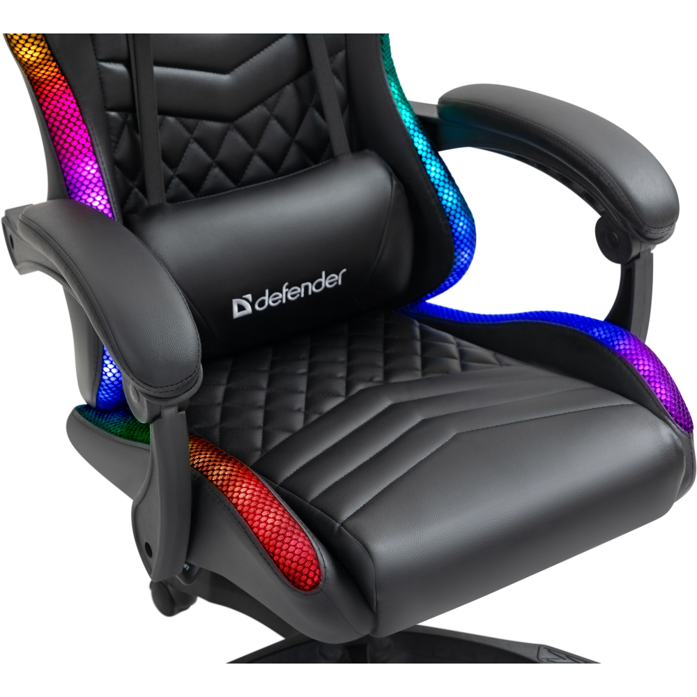 Игровое кресло Defender Core Black - 64047 - фото 9