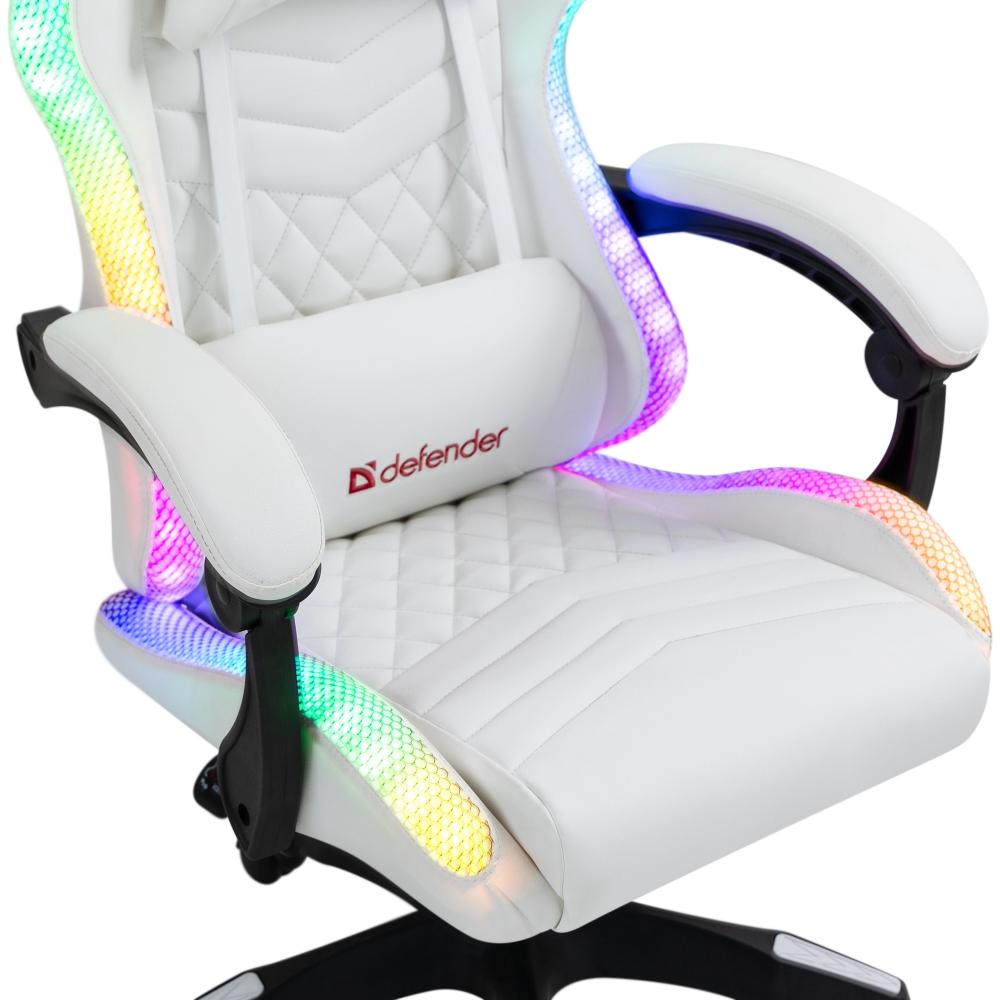Игровое кресло Defender Core White - 64048 - фото 9