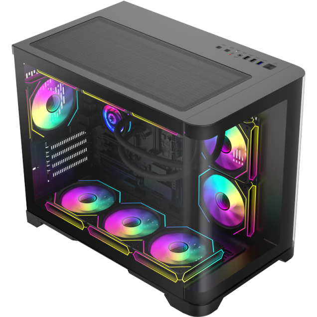 Корпус GameMax HYPE-M Black - фото 9