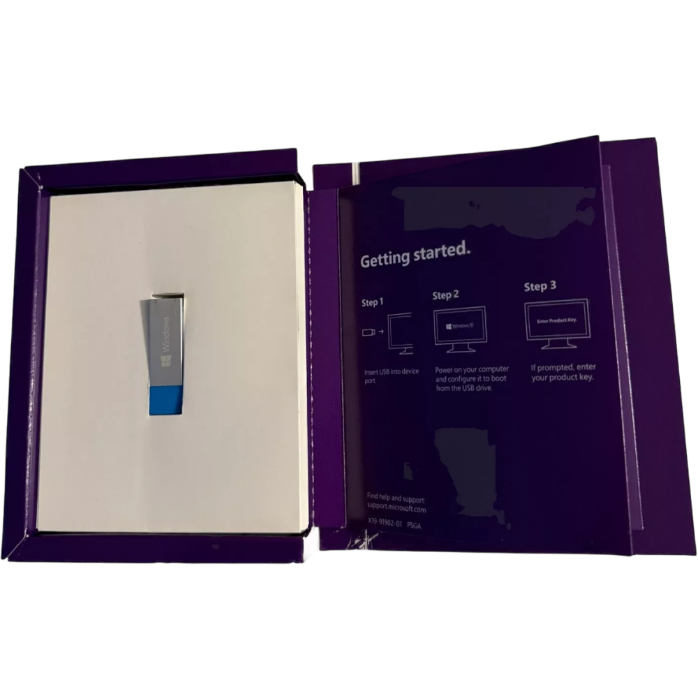 ПО Microsoft Windows 10 Professional 32/64-bit English FPP USB (FQC-08788) - фото 2