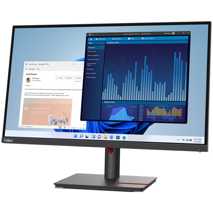 Монитор Lenovo 27" T27p-30 (63A9GAR1CB) - фото 3