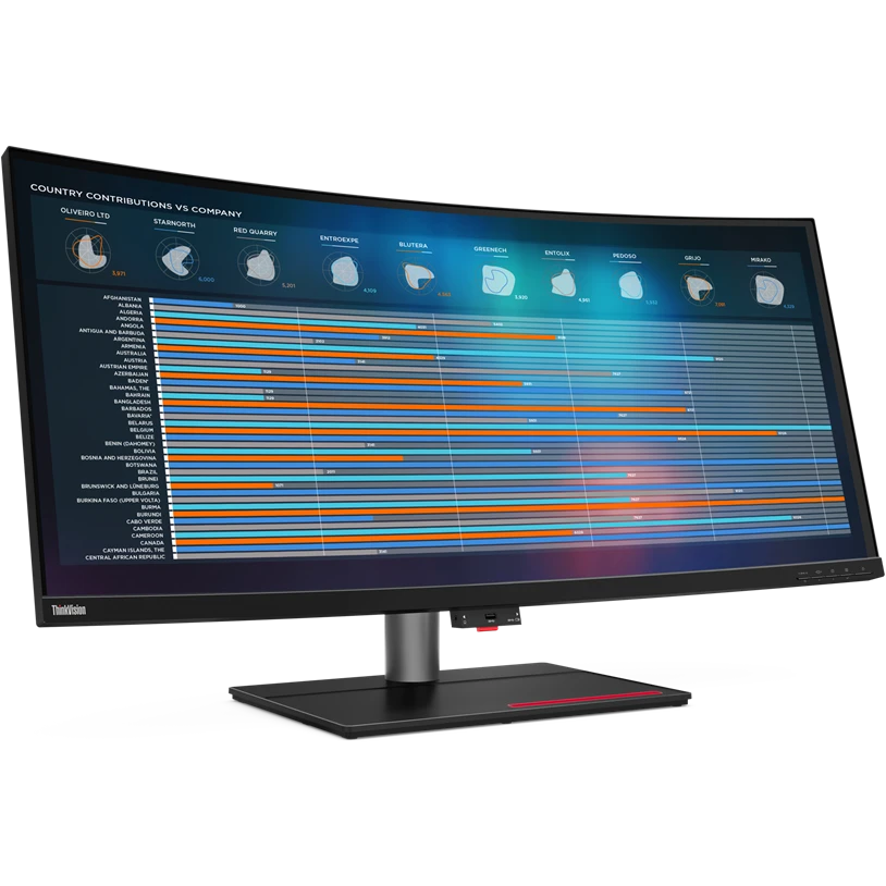 Монитор Lenovo 40" P40w-20 (62C1GAR6CB) - фото 2
