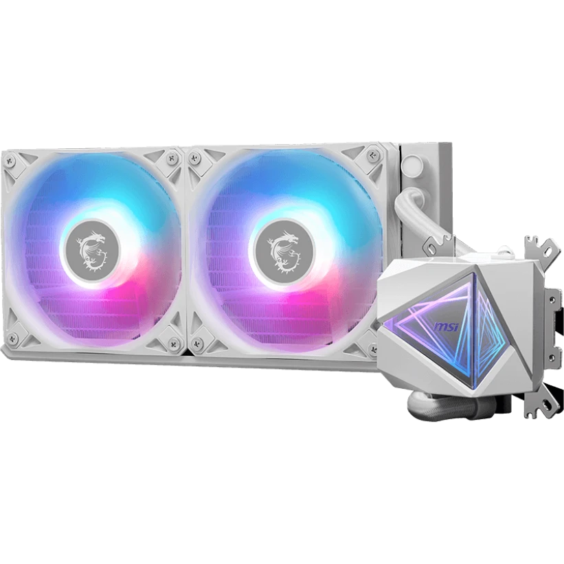 Система жидкостного охлаждения MSI MAG CORELIQUID I240 WHITE - 306-7ZW7A21-C24 - фото 2