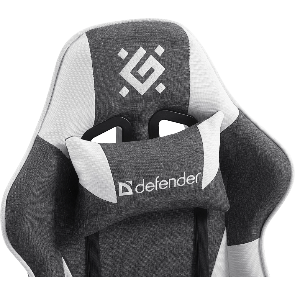 Игровое кресло Defender Ibis Grey/White - 64043 - фото 6