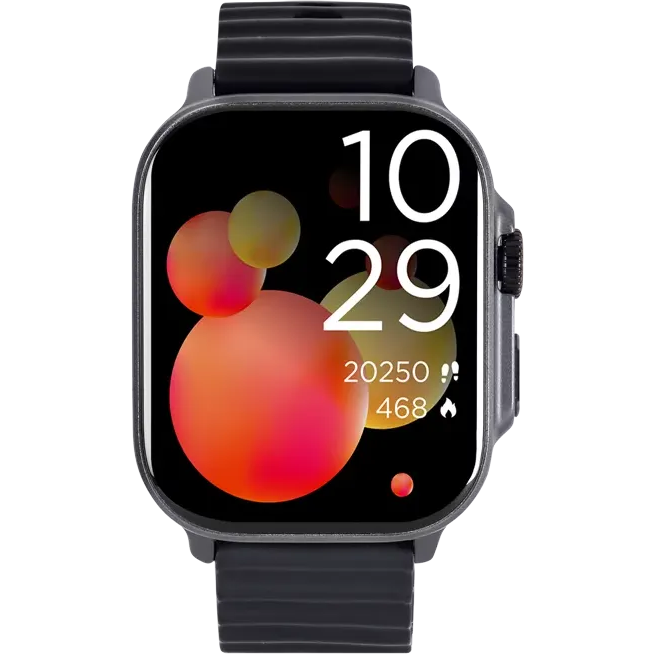 Умные часы ttec Tempus 51mm Rectangular Metal Casing Black - 2SW03S - фото 2