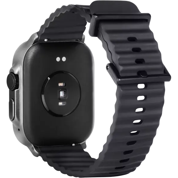 Умные часы ttec Tempus 51mm Rectangular Metal Casing Black - 2SW03S - фото 3