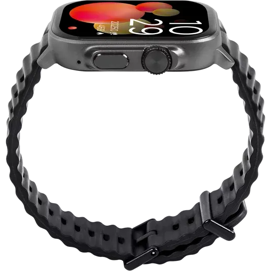 Умные часы ttec Tempus 51mm Rectangular Metal Casing Black - 2SW03S - фото 5