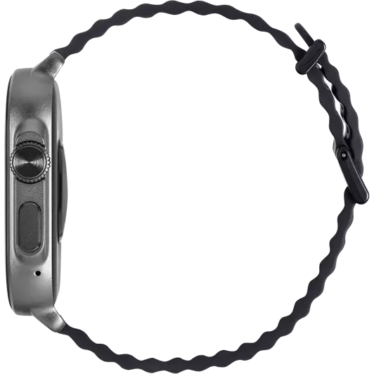 Умные часы ttec Tempus 51mm Rectangular Metal Casing Black - 2SW03S - фото 6