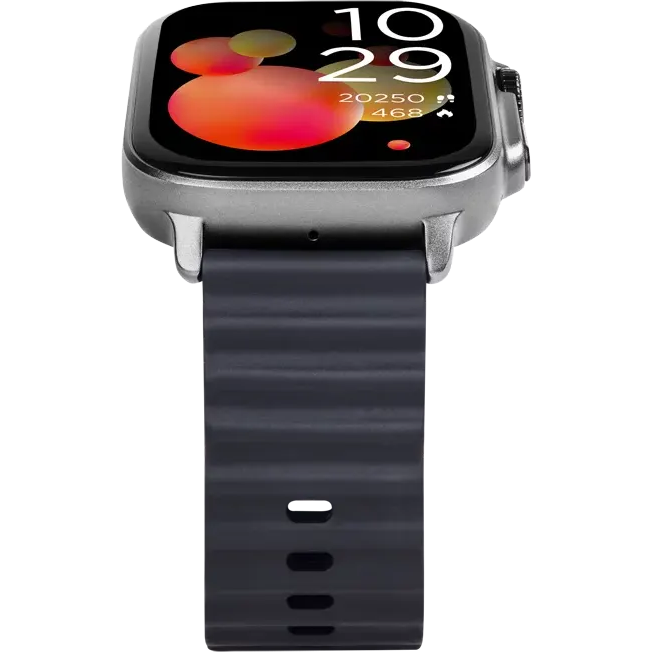 Умные часы ttec Tempus 51mm Rectangular Metal Casing Black - 2SW03S - фото 4