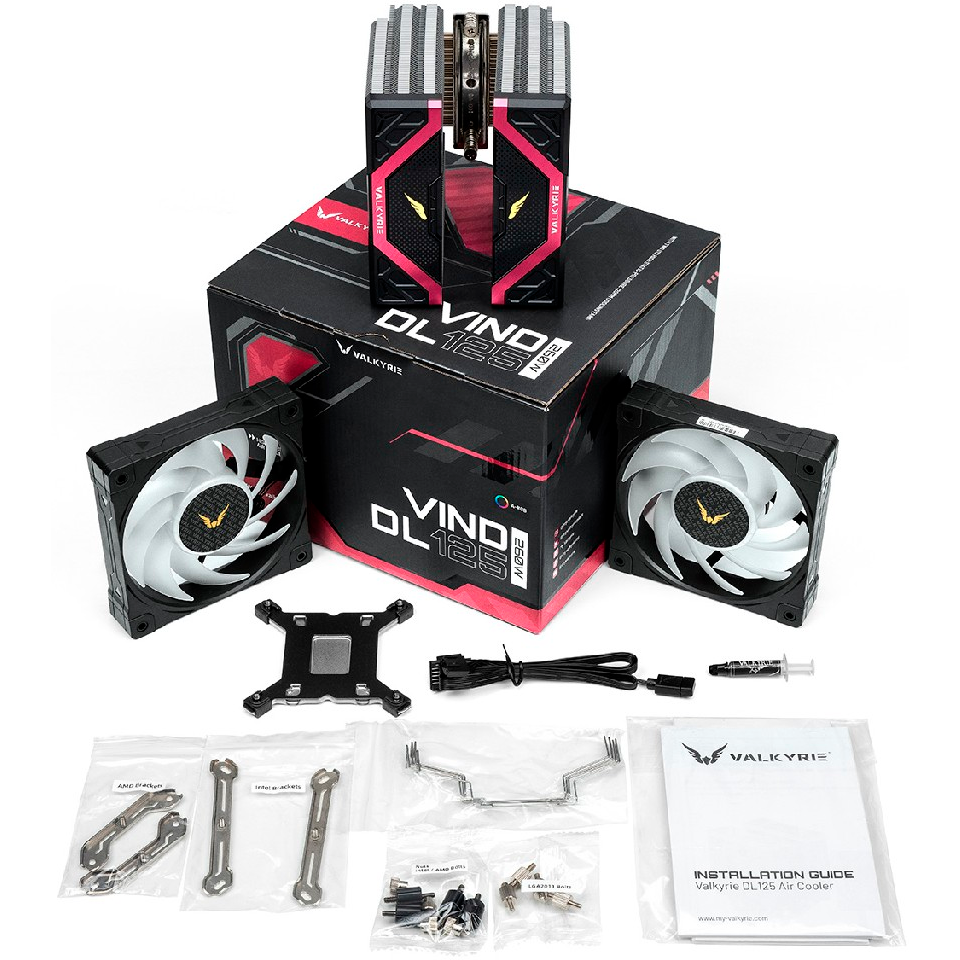 Кулер Valkyrie DL125 Vind Black - HW NA125 - фото 5
