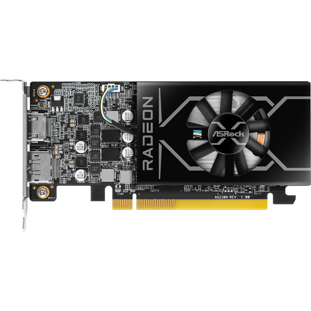 Видеокарта AMD Radeon RX 6400 ASRock 4Gb (RX6400 LP 4G) - фото 3