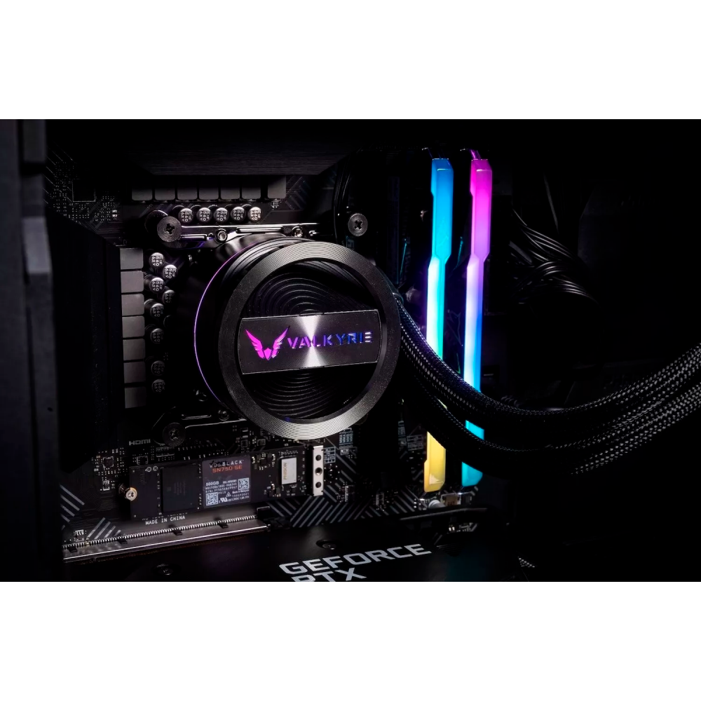 Система жидкостного охлаждения Valkyrie Dragonfang 240 Black - HW GL240 - фото 6