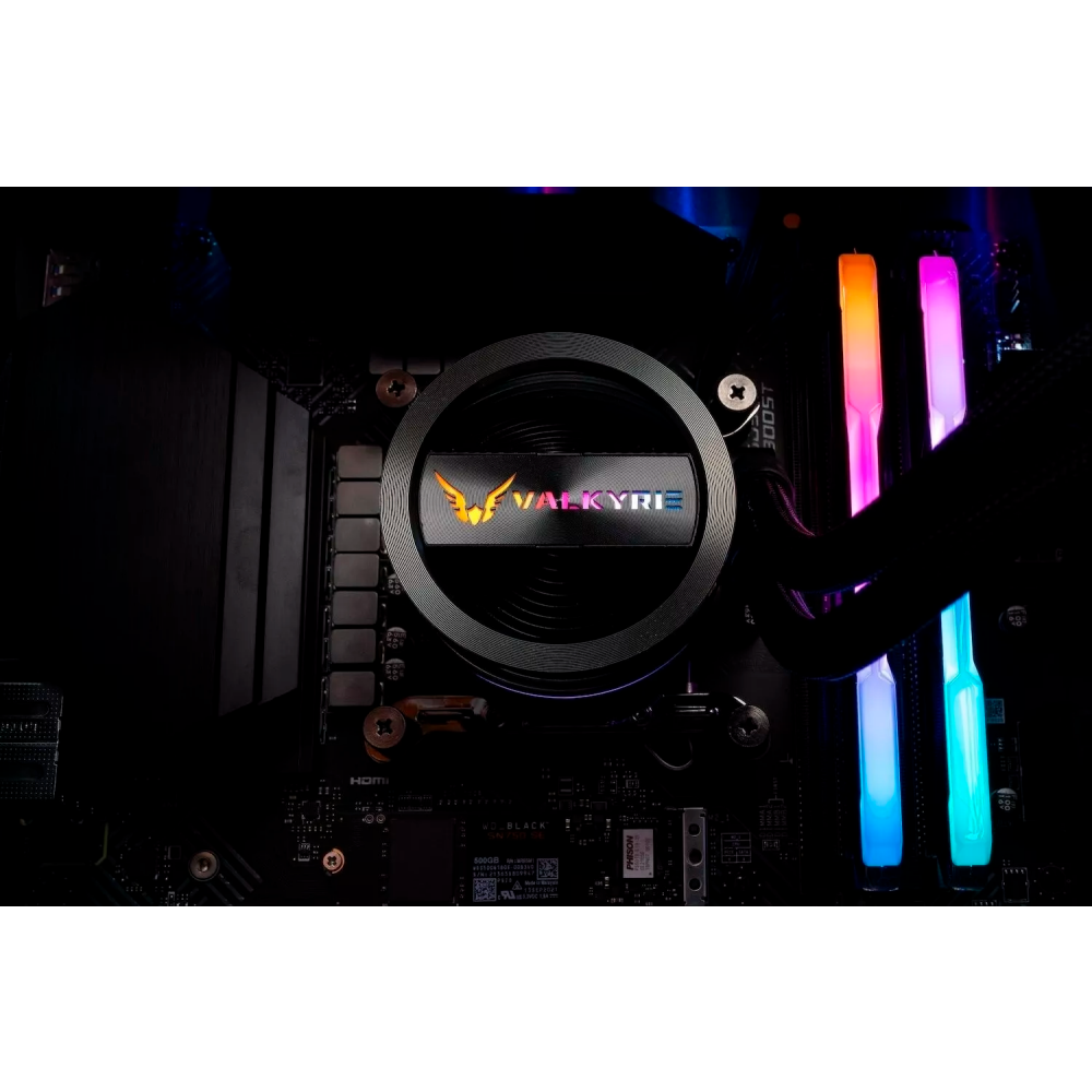 Система жидкостного охлаждения Valkyrie Dragonfang 240 Black - HW GL240 - фото 7