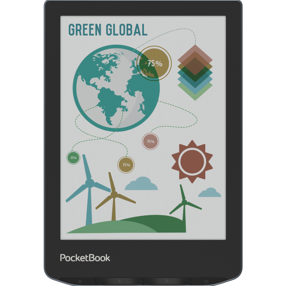 Электронная книга PocketBook 634 Verse Pro Color Stormy Sea - PB634K3-1-WW - фото 3