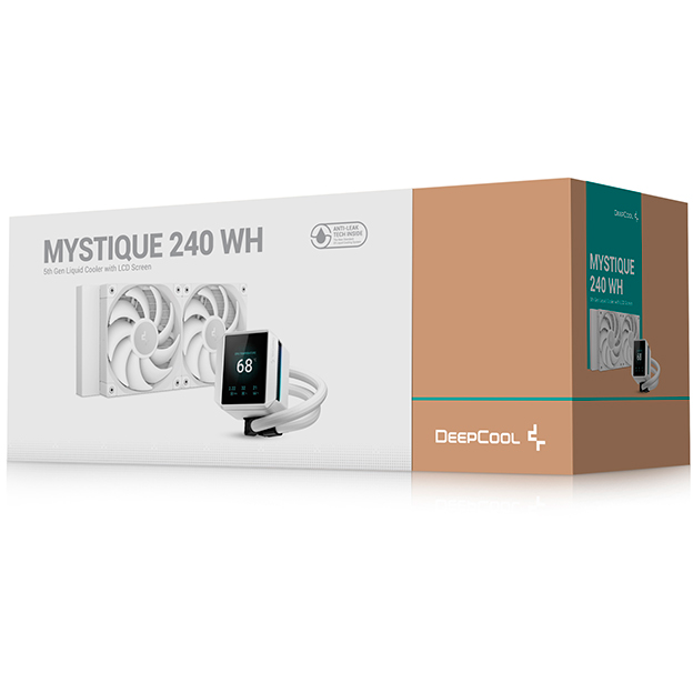 Система жидкостного охлаждения DeepCool MYSTIQUE 240 WH - R-LX240-WHDSNMP-G-1 - фото 6