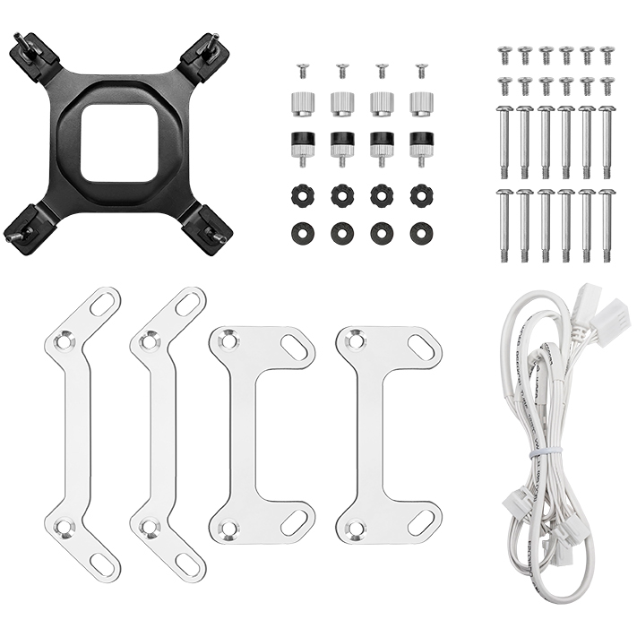 Система жидкостного охлаждения DeepCool MYSTIQUE 360 WH - R-LX360-WHDSNMP-G-1 - фото 5