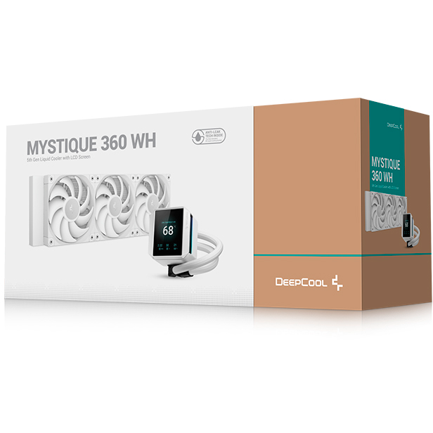 Система жидкостного охлаждения DeepCool MYSTIQUE 360 WH - R-LX360-WHDSNMP-G-1 - фото 6