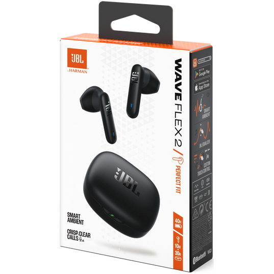 Гарнитура JBL Wave Flex 2 Black - JBLWFLEX2BLK - фото 11